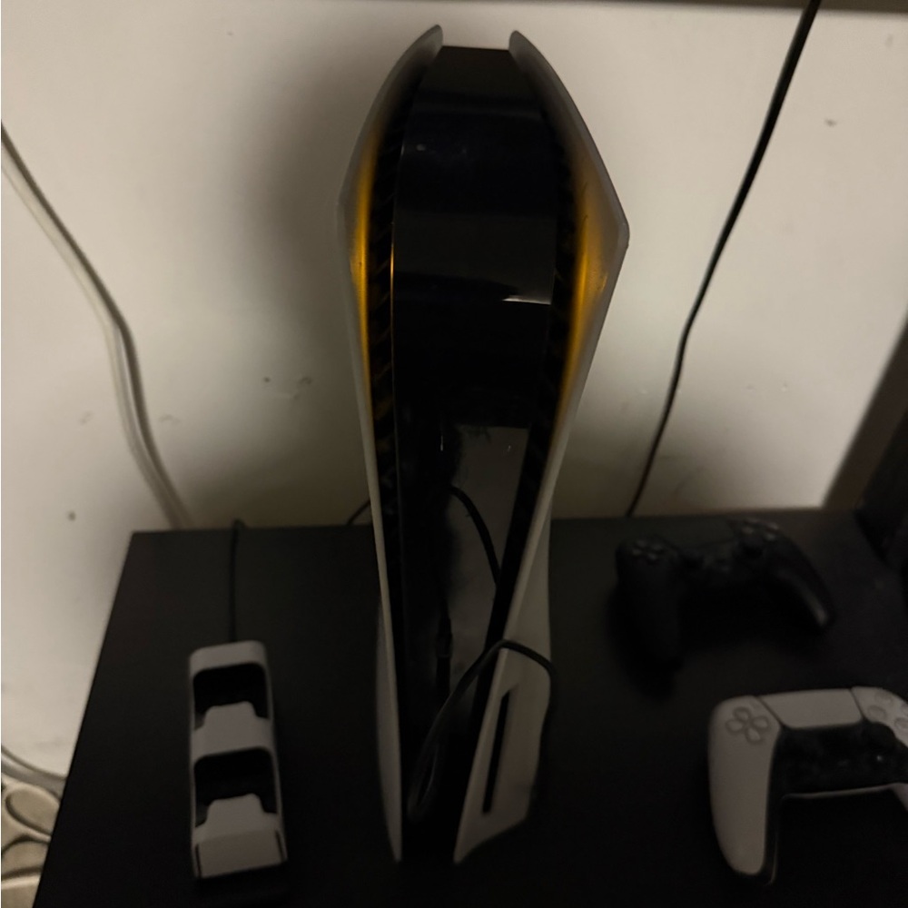 PS5 With 2 controllers and Charging deck